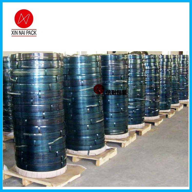 鐵皮打包帶，烤藍(lán)涂漆鋼帶，包裝鋼帶